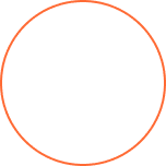 Festive tree illustration in circle
